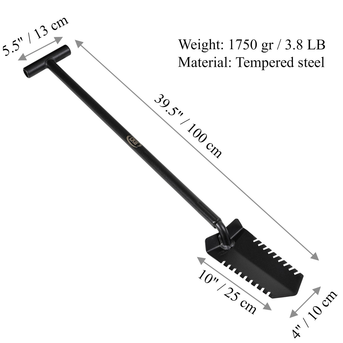 Metal Detecting T-Handle Shovel