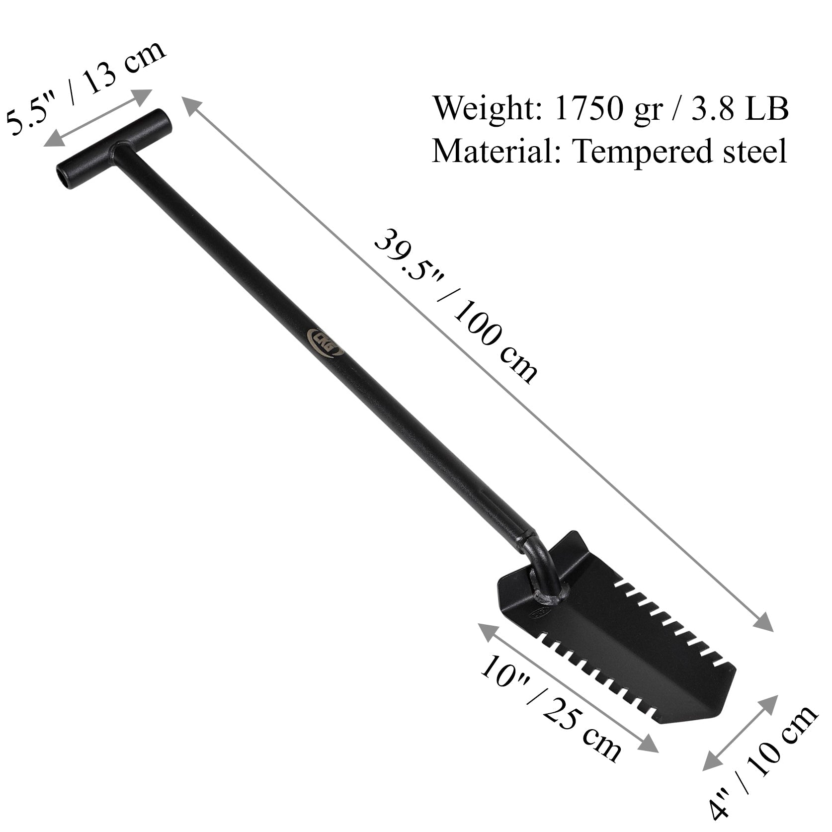Metal Detecting T-Handle Shovel