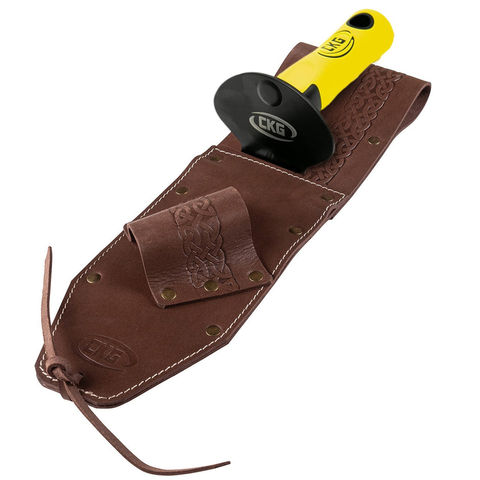 CKG Digging Tool with Leather Sheath Right Sided