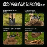 CKG Carbon Fiber Round Shovel