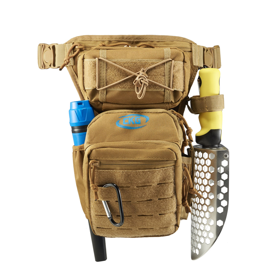 Khaki Metal Detecting Tool Bag – Tactical Waist Pouch